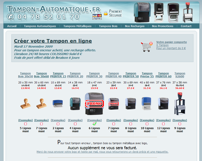 Tampon Personnalis&eacute;